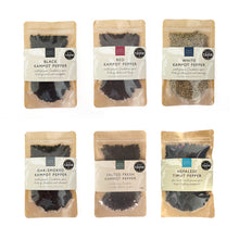 Load image into Gallery viewer, Mix and match two pouches of Kampot Pepper or Himalayan Salt – choose your combination – Stony Groves