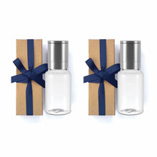 Load image into Gallery viewer, Salt and Pepper Petite Mills Grinders Gift Set | with Pink Himalayan Rock Salt & White Kampot Pepper