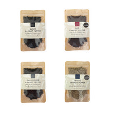 Load image into Gallery viewer, Christmas Gift Set | Salt and Pepper Medium Mills Grinders | with Pink Himalayan Rock Salt &amp; Kampot Pepper
